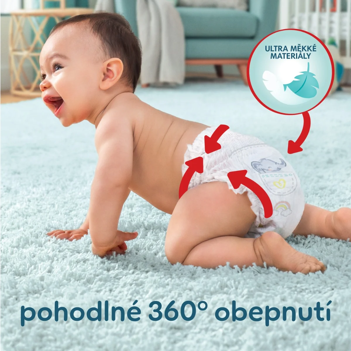 Pampers Premium Care Pants vel. 7 17+ kg plenkové kalhotky 27 ks