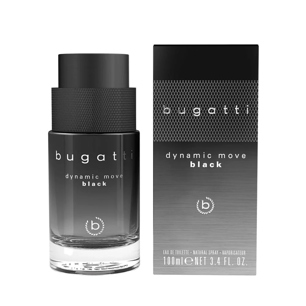 Bugatti Dynamic Move Black toaletní voda pro muže 100 ml