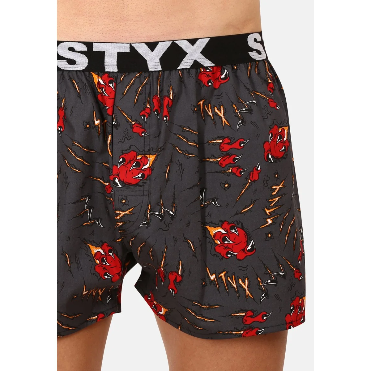 Styx Pánské trenky art sportovní guma drápy (B1552) XXL 