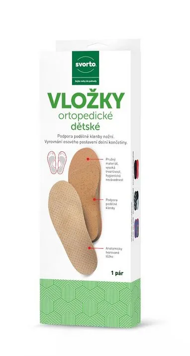 Svorto 044 Vložky ortopedické dětské vel. 25 1 pár