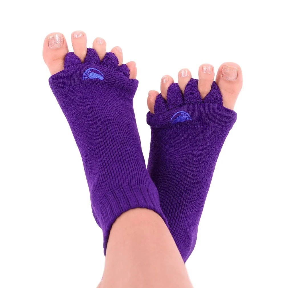 HappyFeet Adjustační ponožky Purple vel. M 1 pár