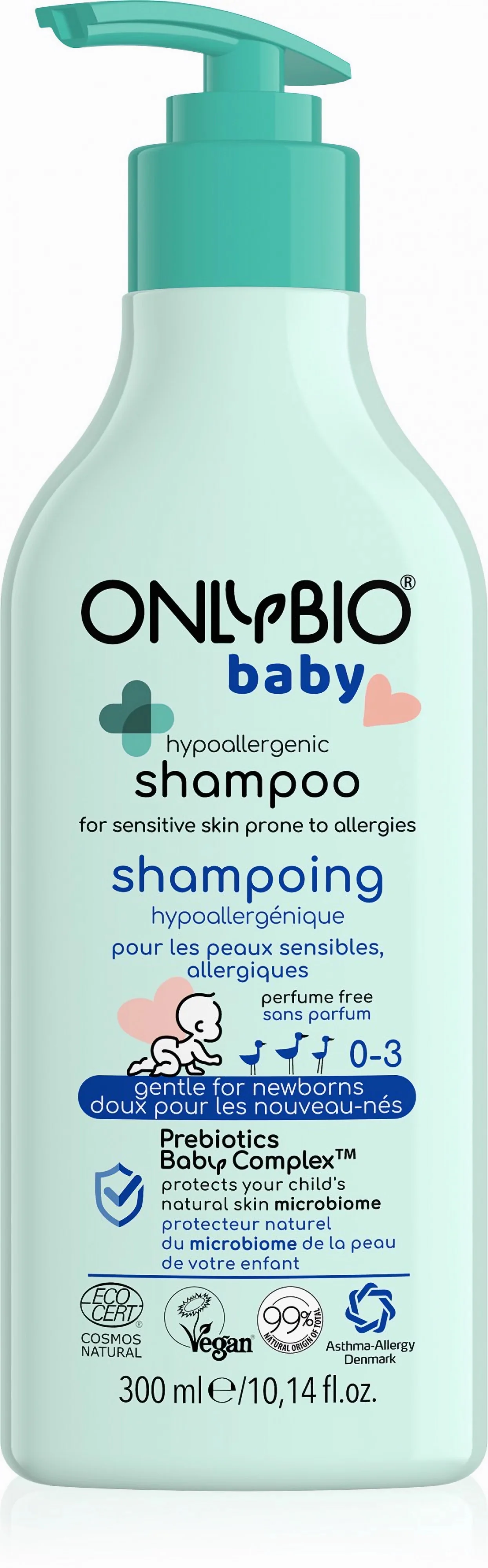 OnlyBio Hypoalergenní šampon pro miminka (300 ml)