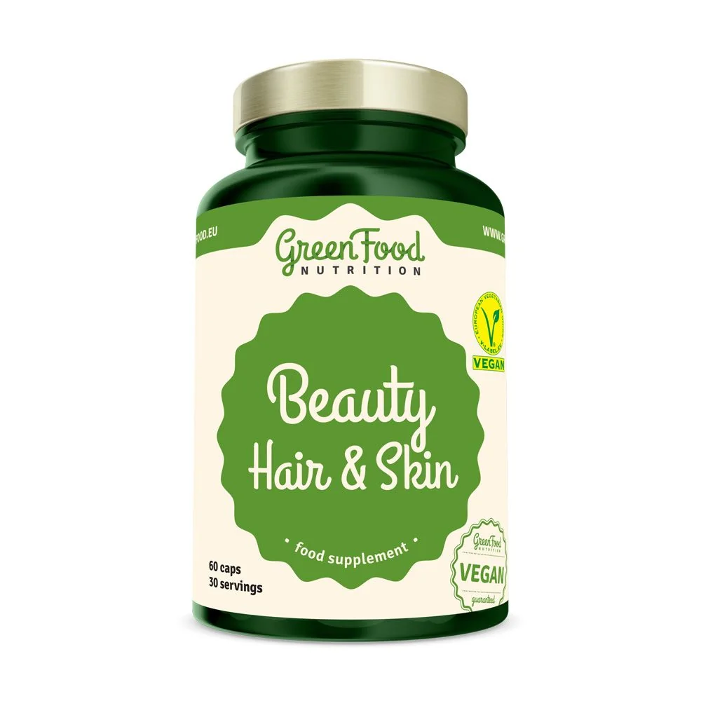 GreenFood Nutrition Beauty Hair & Skin 60 kapslí