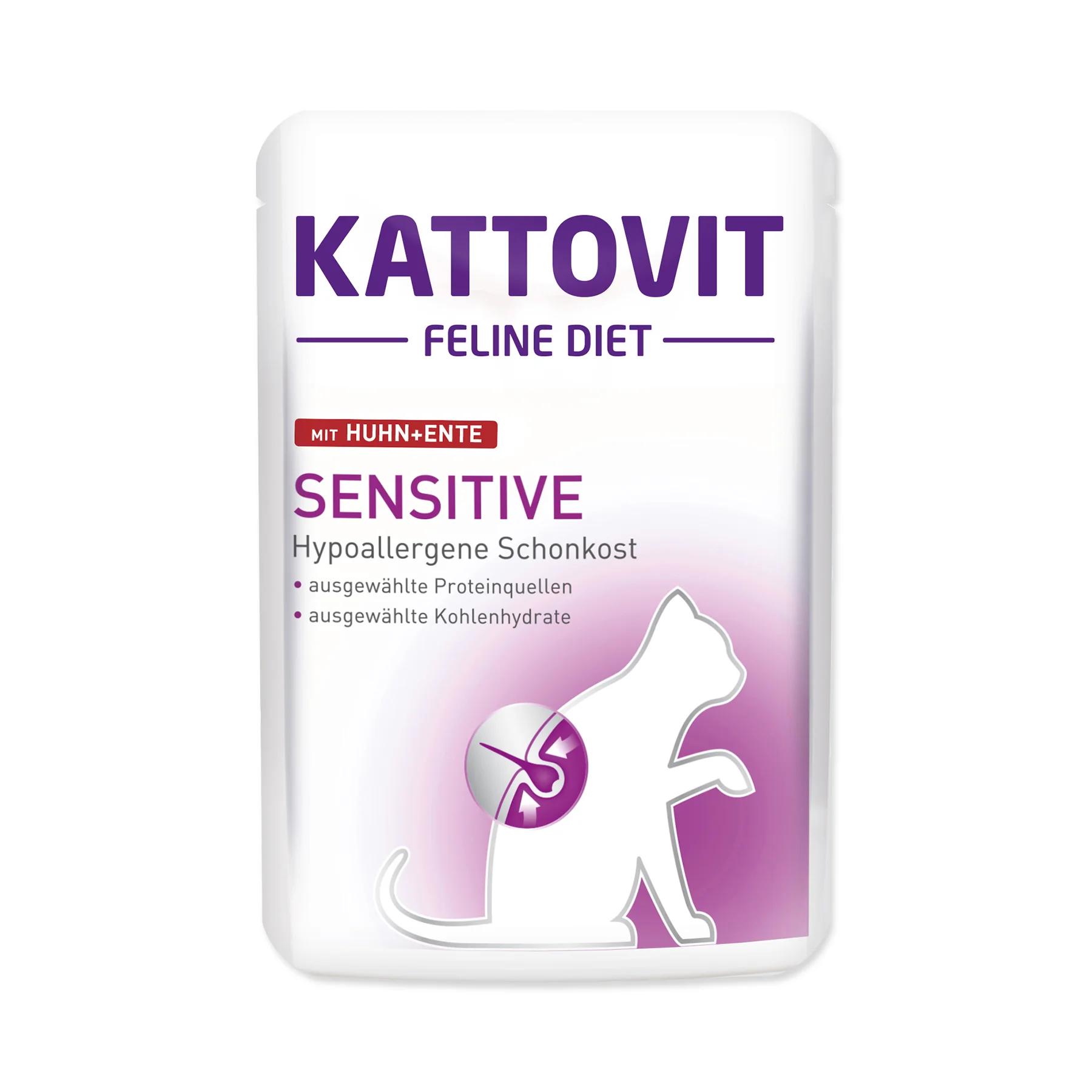 Kattovit Sensitive kachna kapsička 85 g