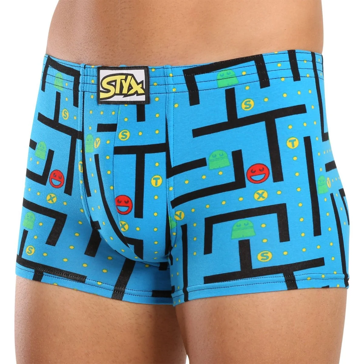 Styx 3PACK pánské boxerky art klasická guma vícebarevné (3Q12914) XL 