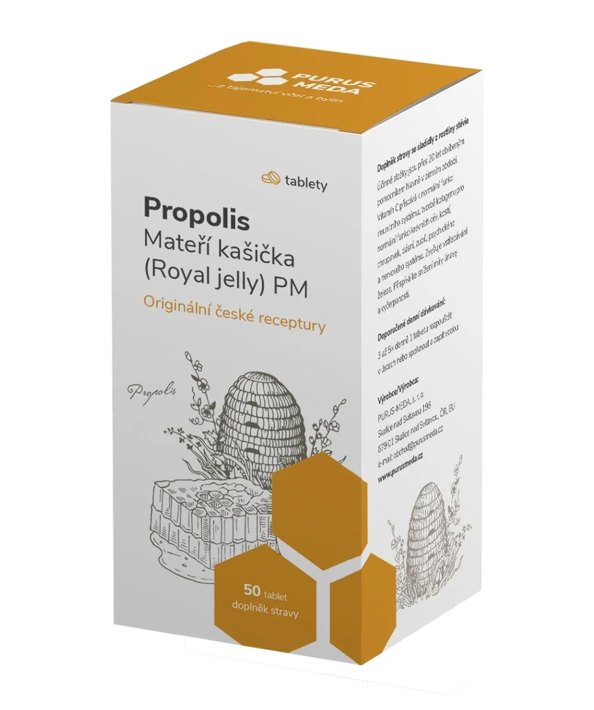 PM Propolis Mateří kašička 50 tablet