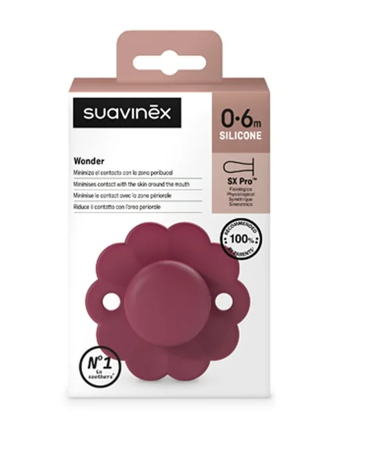 Suavinex Wonder Fyziologický dudlík 0-6m 1 ks viva magenta