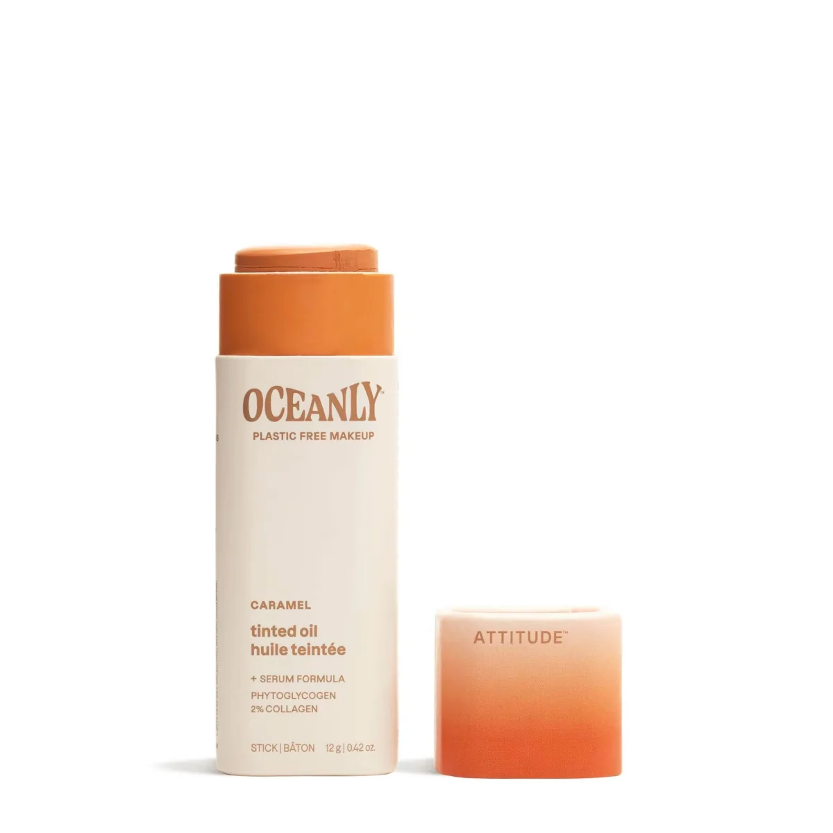 ATTITUDE Oceanly Tuhé tónující olejové sérum Caramel 12 g