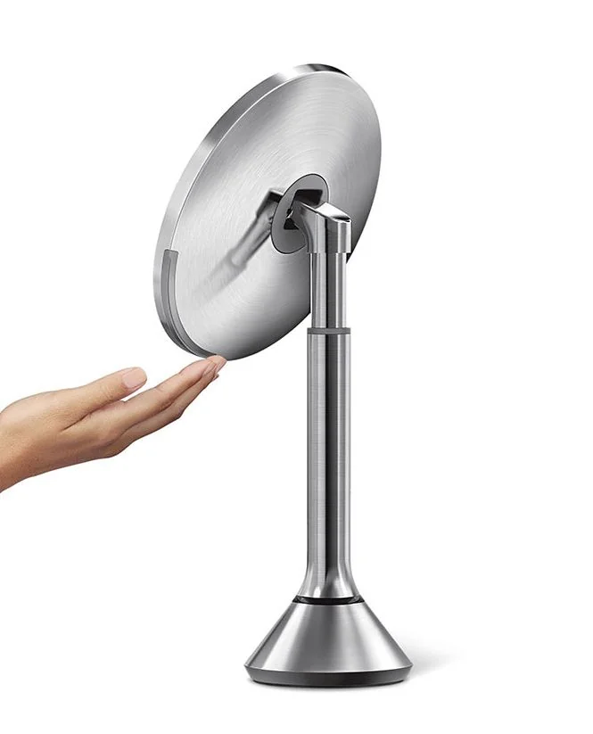 Simplehuman Sensor Touch Dual LED kosmetické zrcátko matná nerez