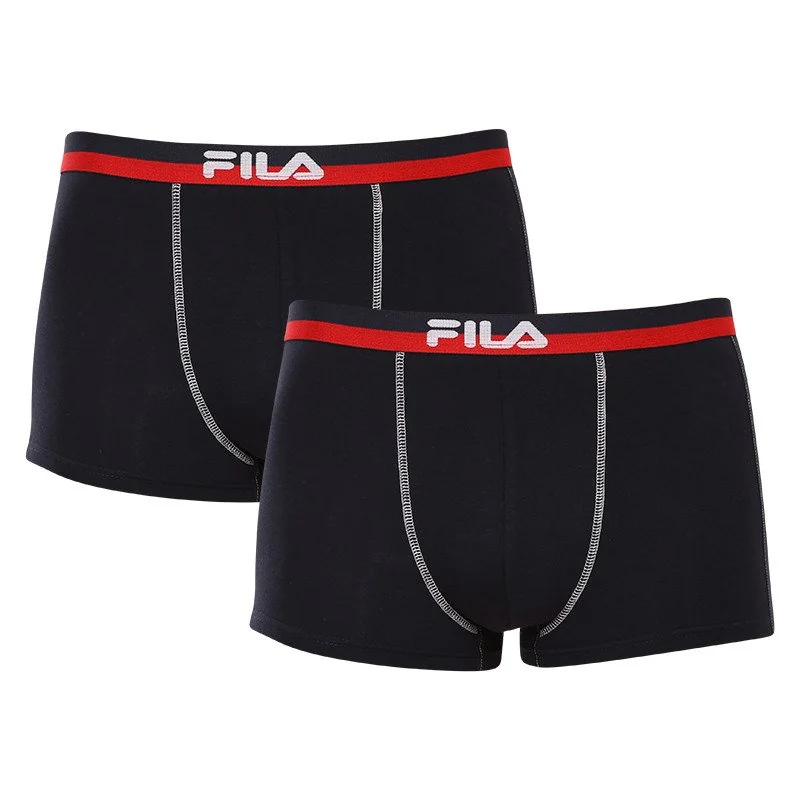 Fila 2PACK pánské boxerky tmavě modré (FU5020/2-321) M 