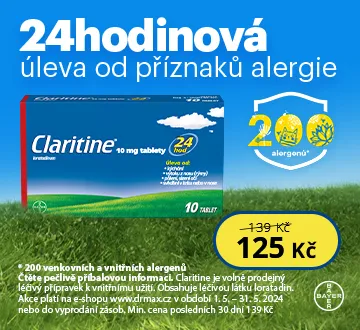 Claritine 125 Kč (květen 2024)