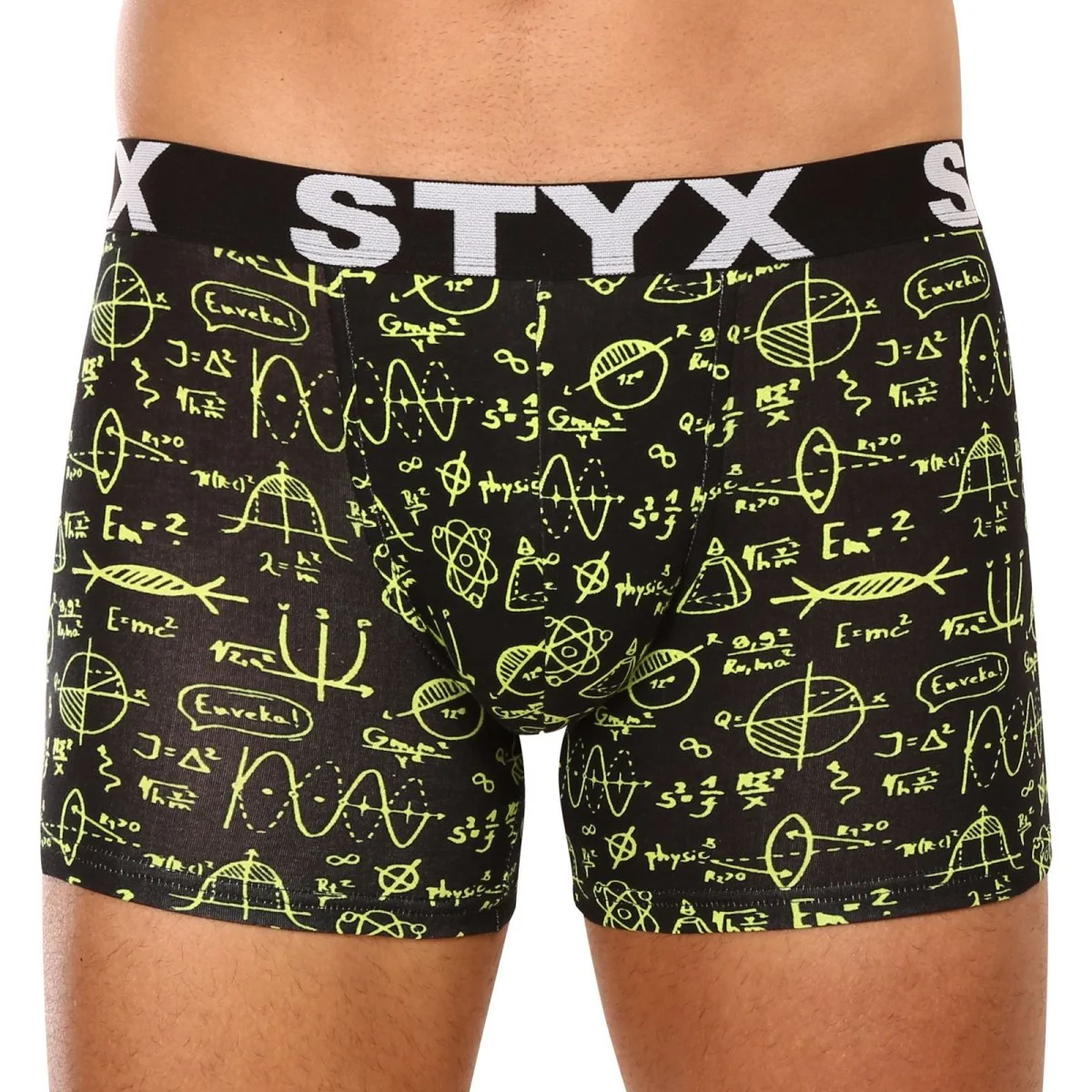 Styx 3PACK pánské boxerky long art sportovní guma vícebarevné (3U12672/2) XXL 