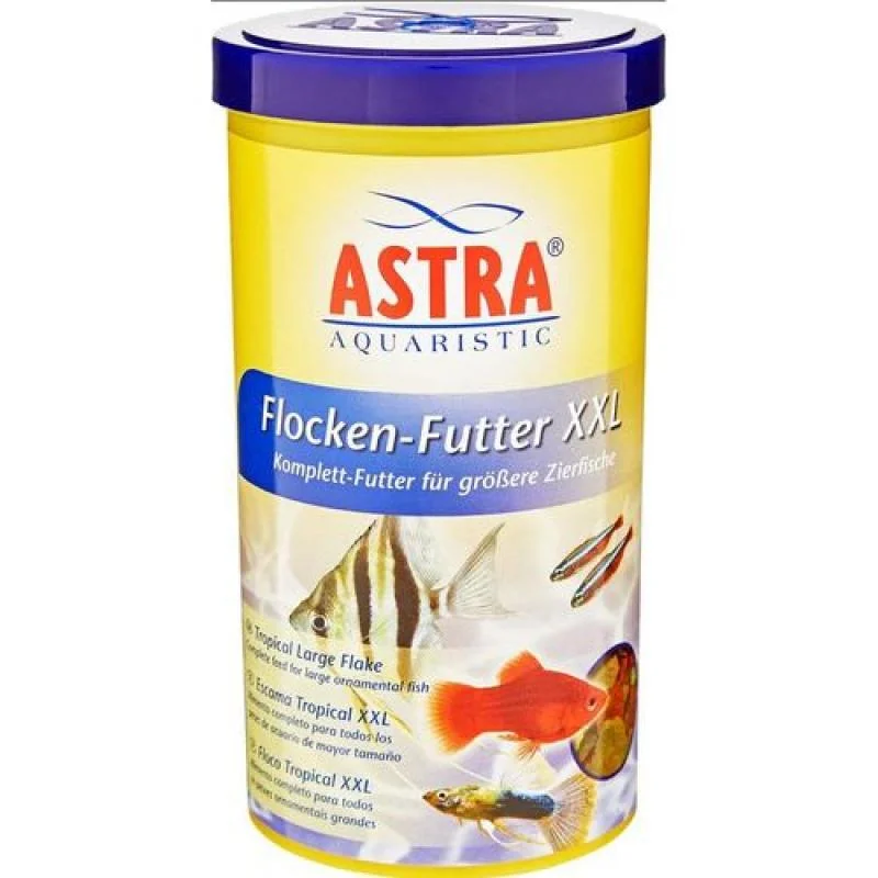 Astra FLOCKEN-FUTTER  XXL 1.000/ 200g ml krmivo z velkých vloček pro velké druhy ak