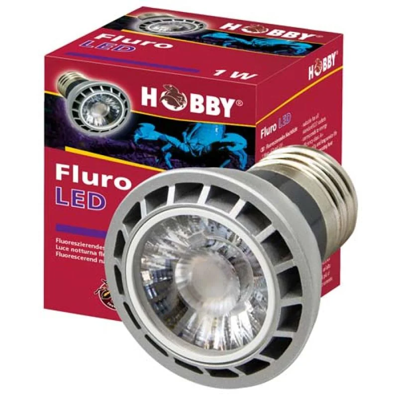 Hobby LED fluorescenční noční svítilna do terária 1W 