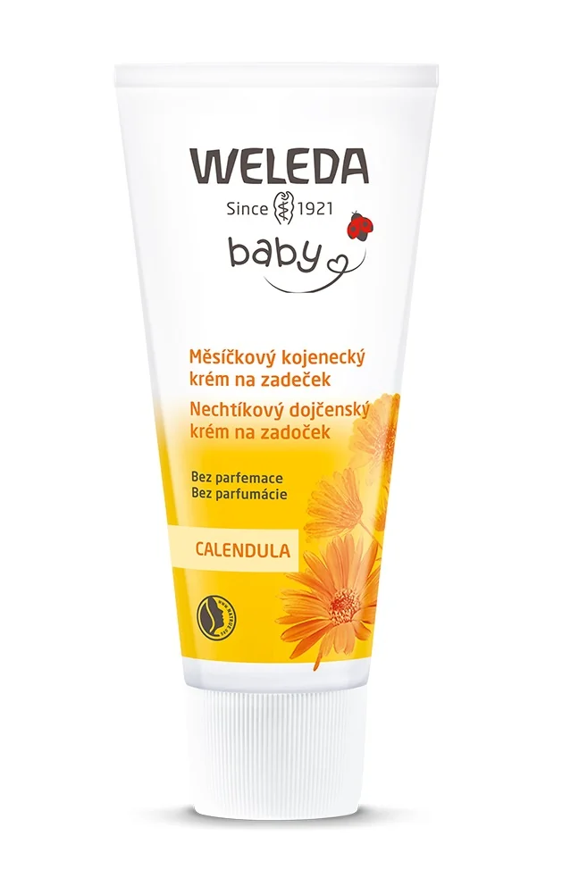 Weleda Měsíčkový kojenecký krém na zadeček bez parfemace 75 ml