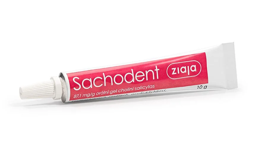 Sachodent 87,1 mg/g orální gel 10 g