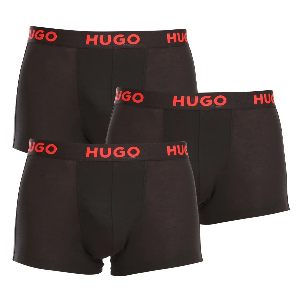 HUGO 3PACK pánské boxerky černé (50496723 001) M