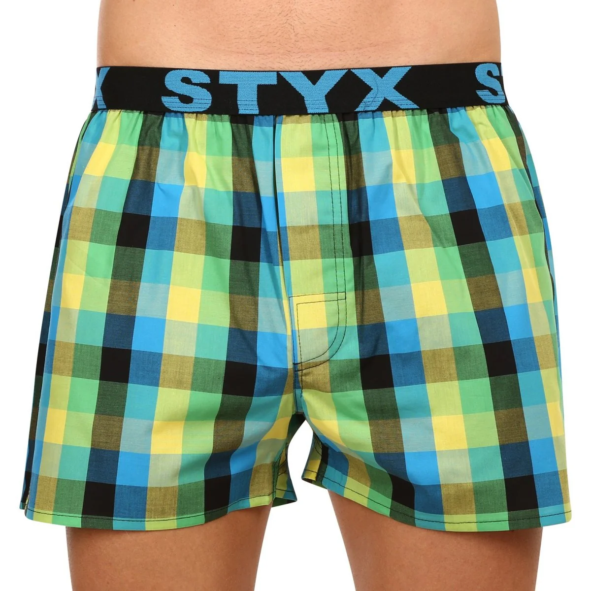 Styx 3PACK pánské trenky sportovní guma vícebarevné (3B092638) XL 