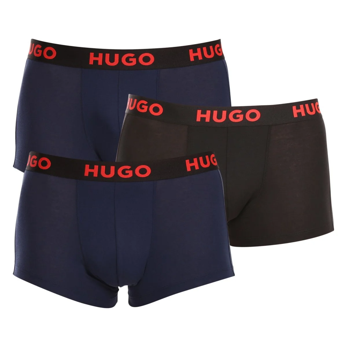 HUGO 3PACK pánské boxerky vícebarevné (50496723 406) M 