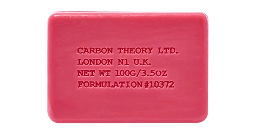 Carbon Theory Niacinamide Facial Cleansing Bar čisticí mýdlo 100 g pink