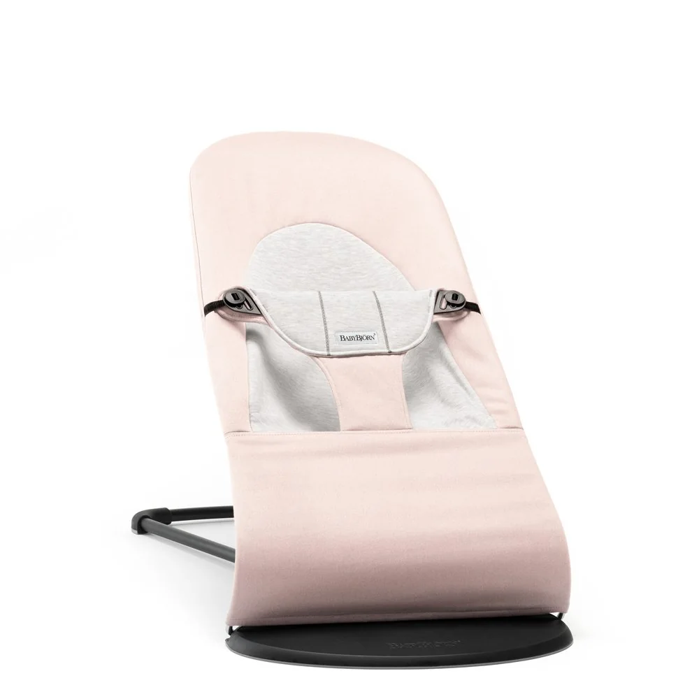 BabyBjörn Lehátko Bliss, Light Pink/Grey, Cotton Jersey