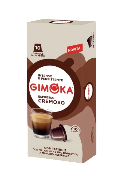 Gimoka Cremoso 70% Arabica 30% Robusta kávové kapsle 10 ks