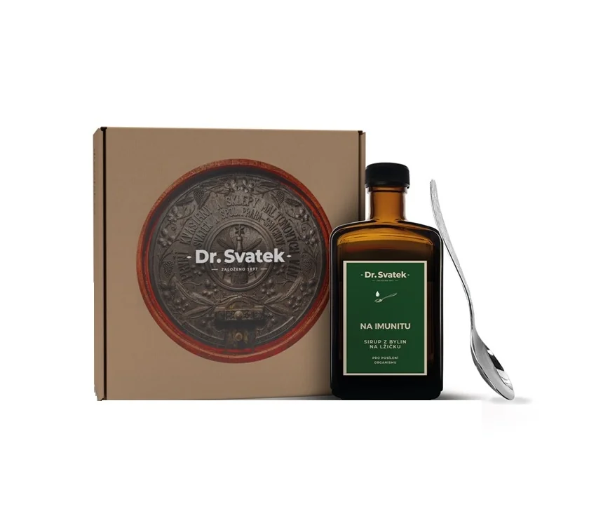 Dr. Svatek Sirup z bylin NA IMUNITU 250 ml + dárek