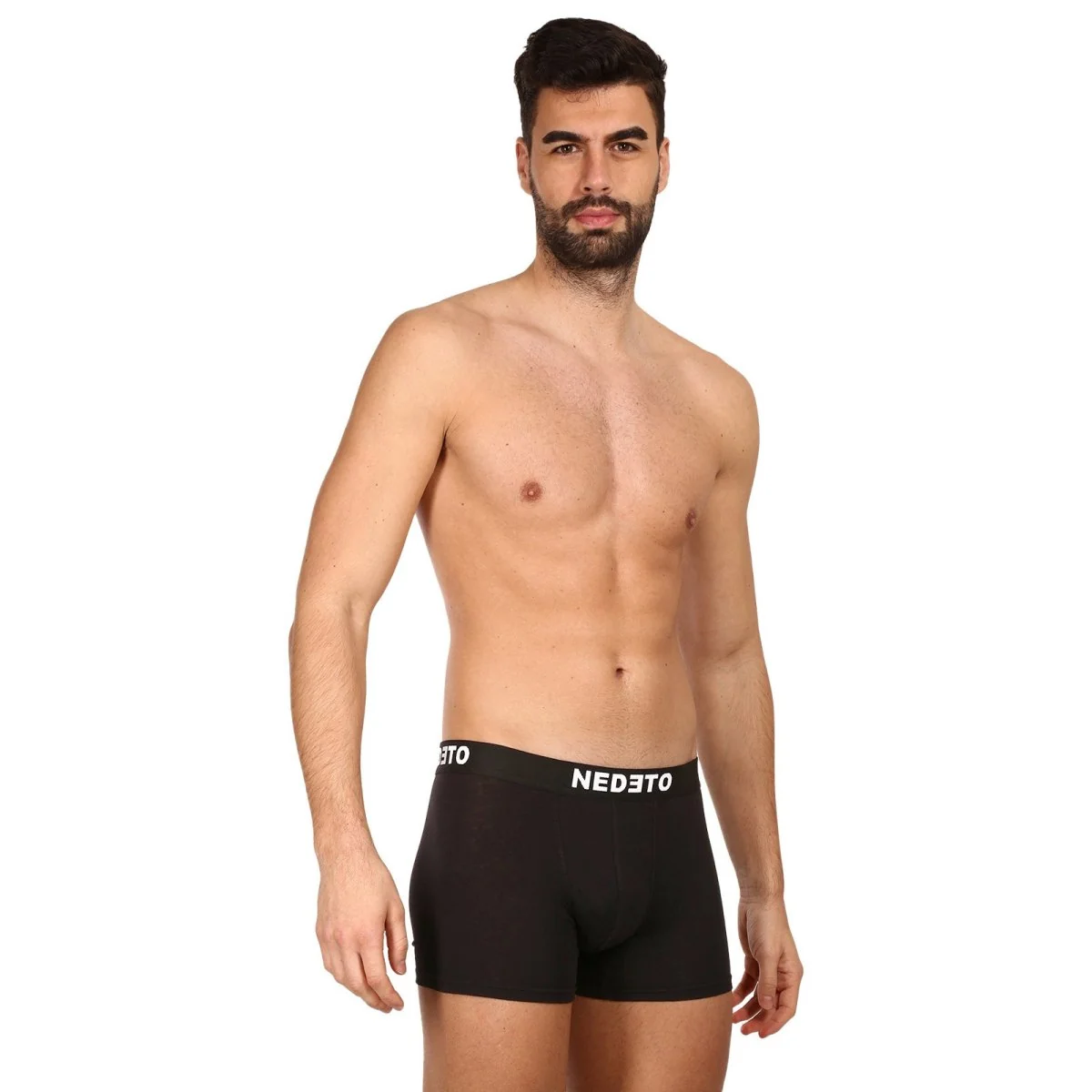 Nedeto 5PACK pánské boxerky černé (5NB001b) L 