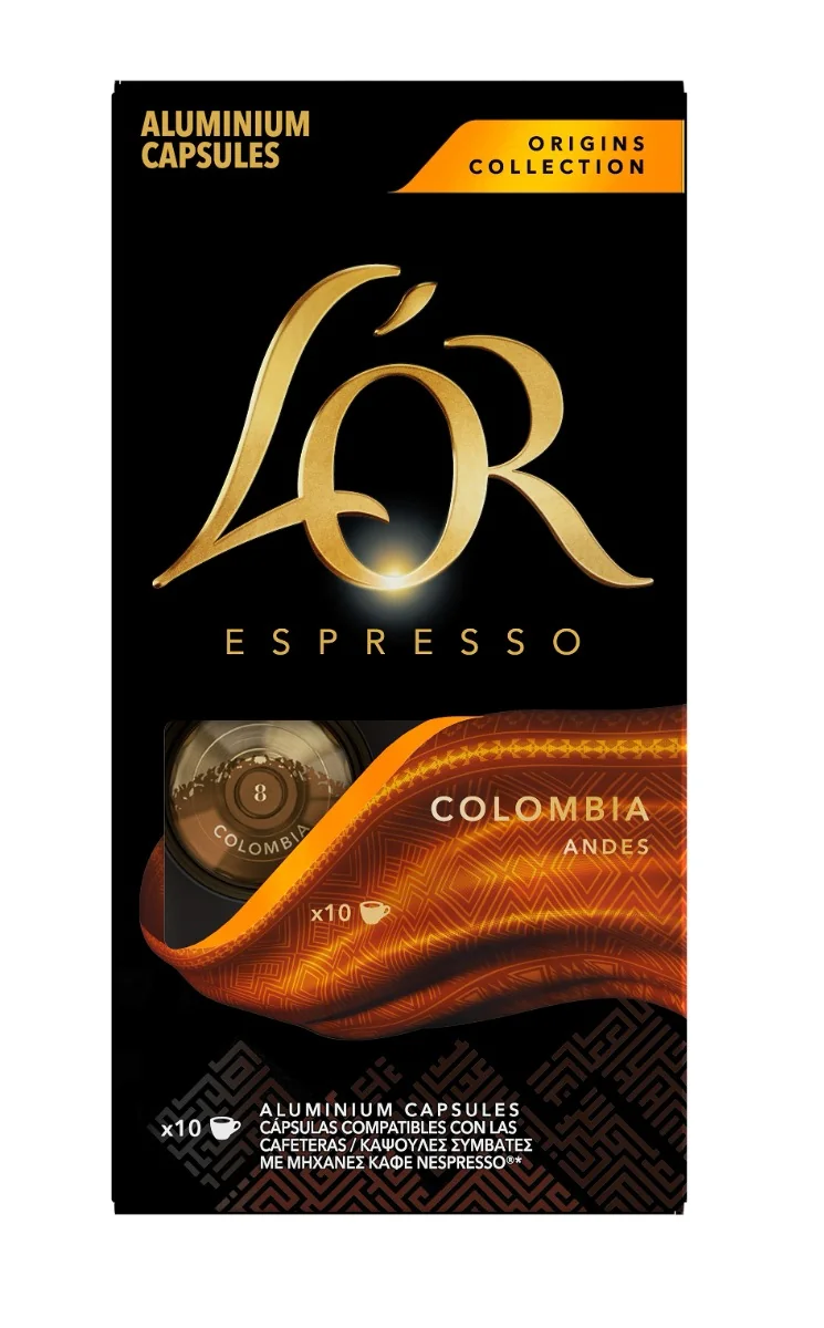 L'OR Espresso Colombia kávové kapsle 10 ks