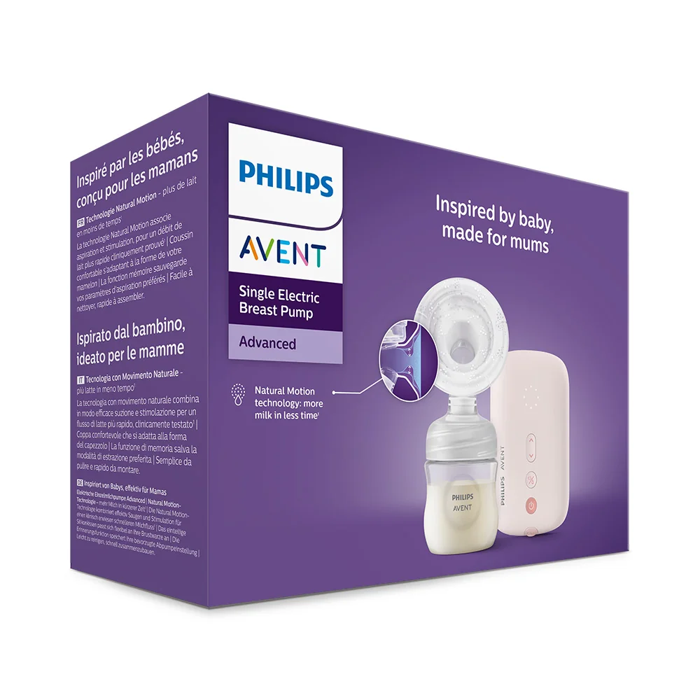 Philips Avent Odsávačka mateřského mléka Natural elektronická Single 