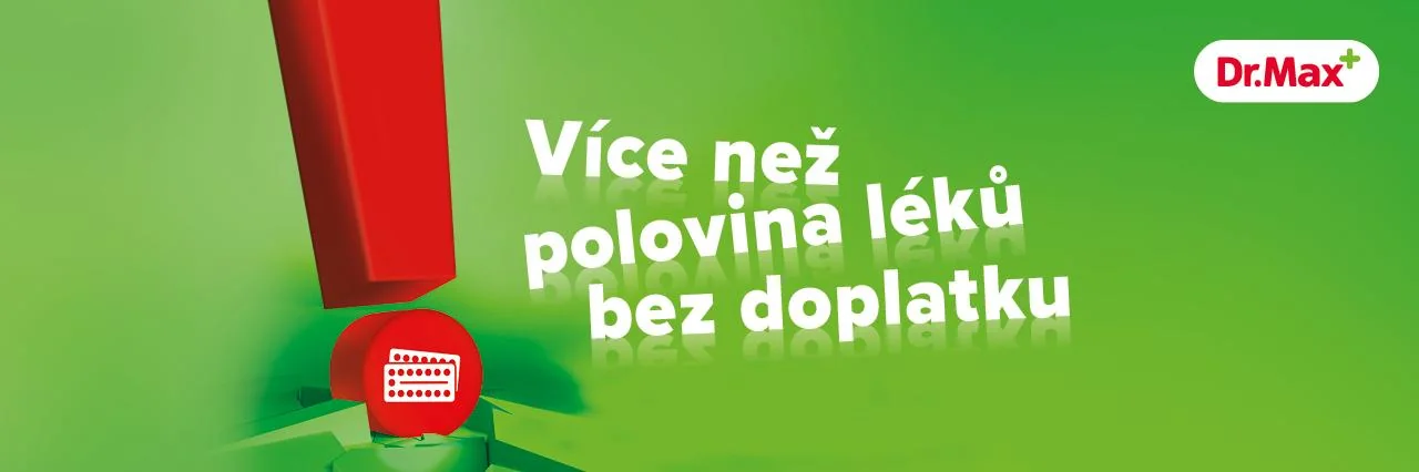 Více než polovina léků bez doplatku