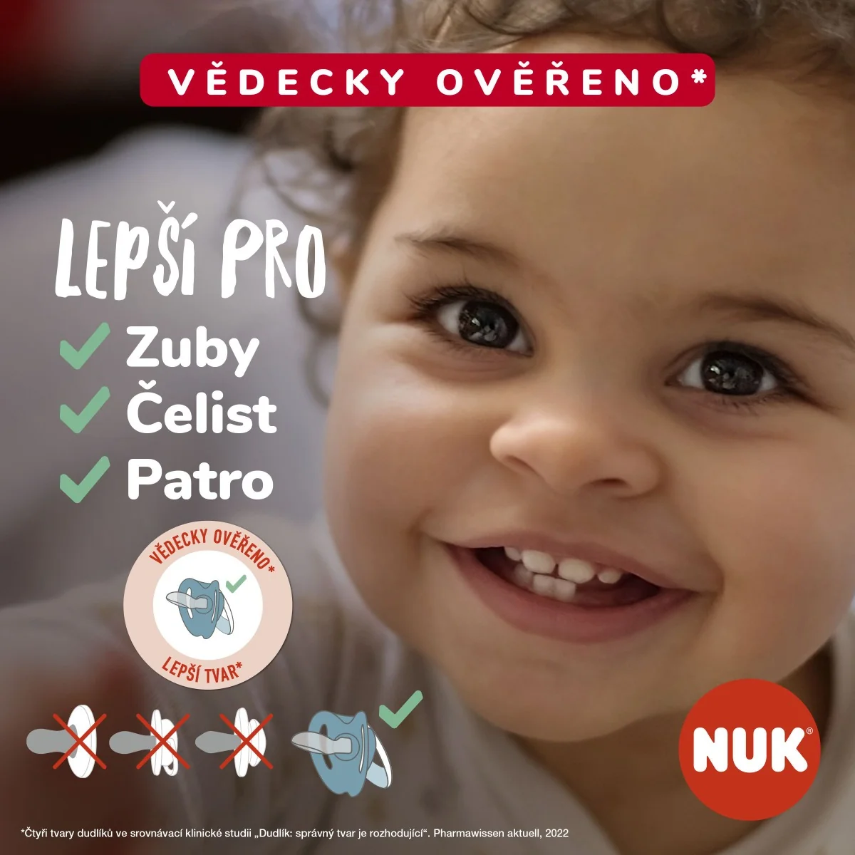 NUK Dudlík Star Den & Noc 6-18m box 2 ks