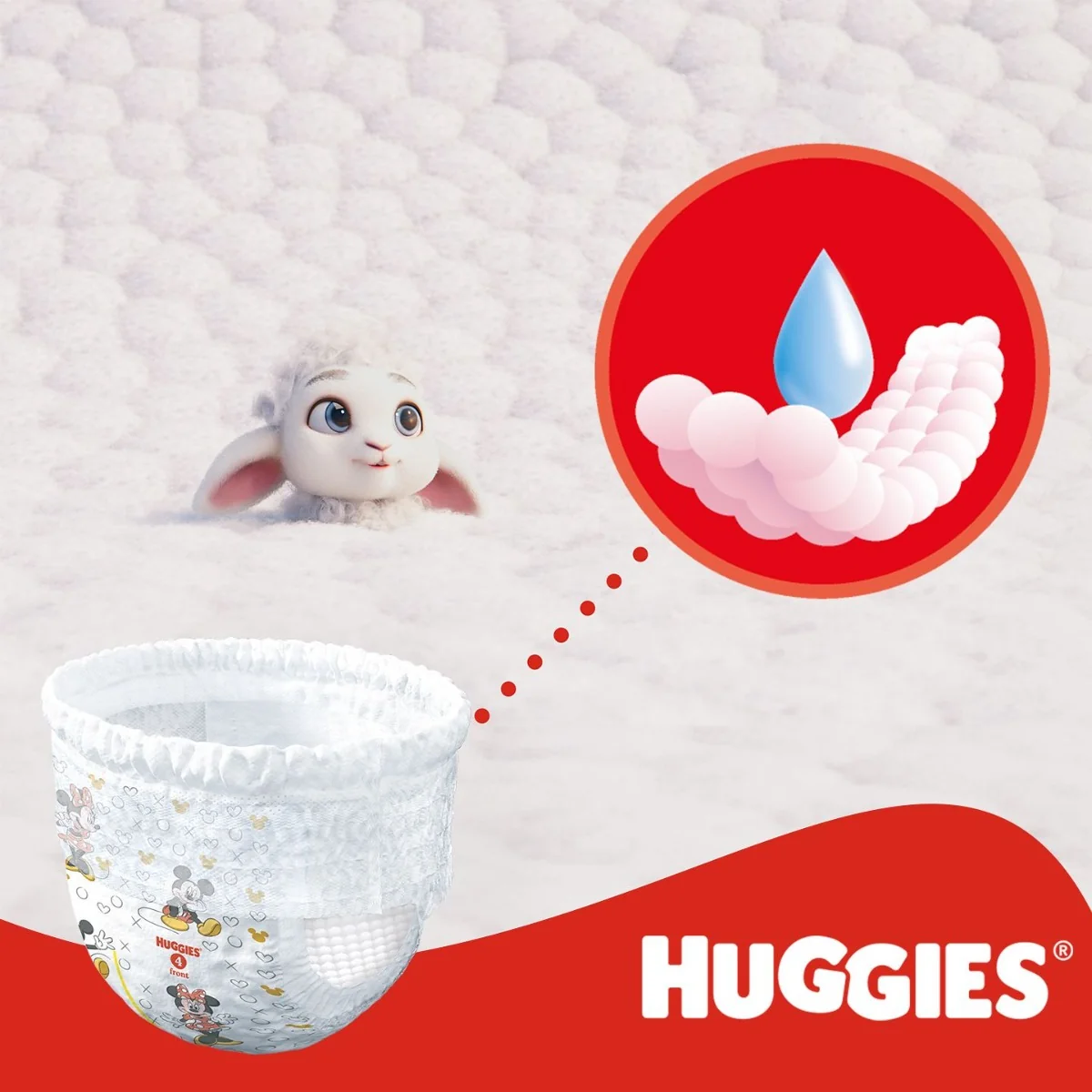 Huggies Little Movers Pants 4 9-14 kg jednorázové plenkové kalhotky 36 ks