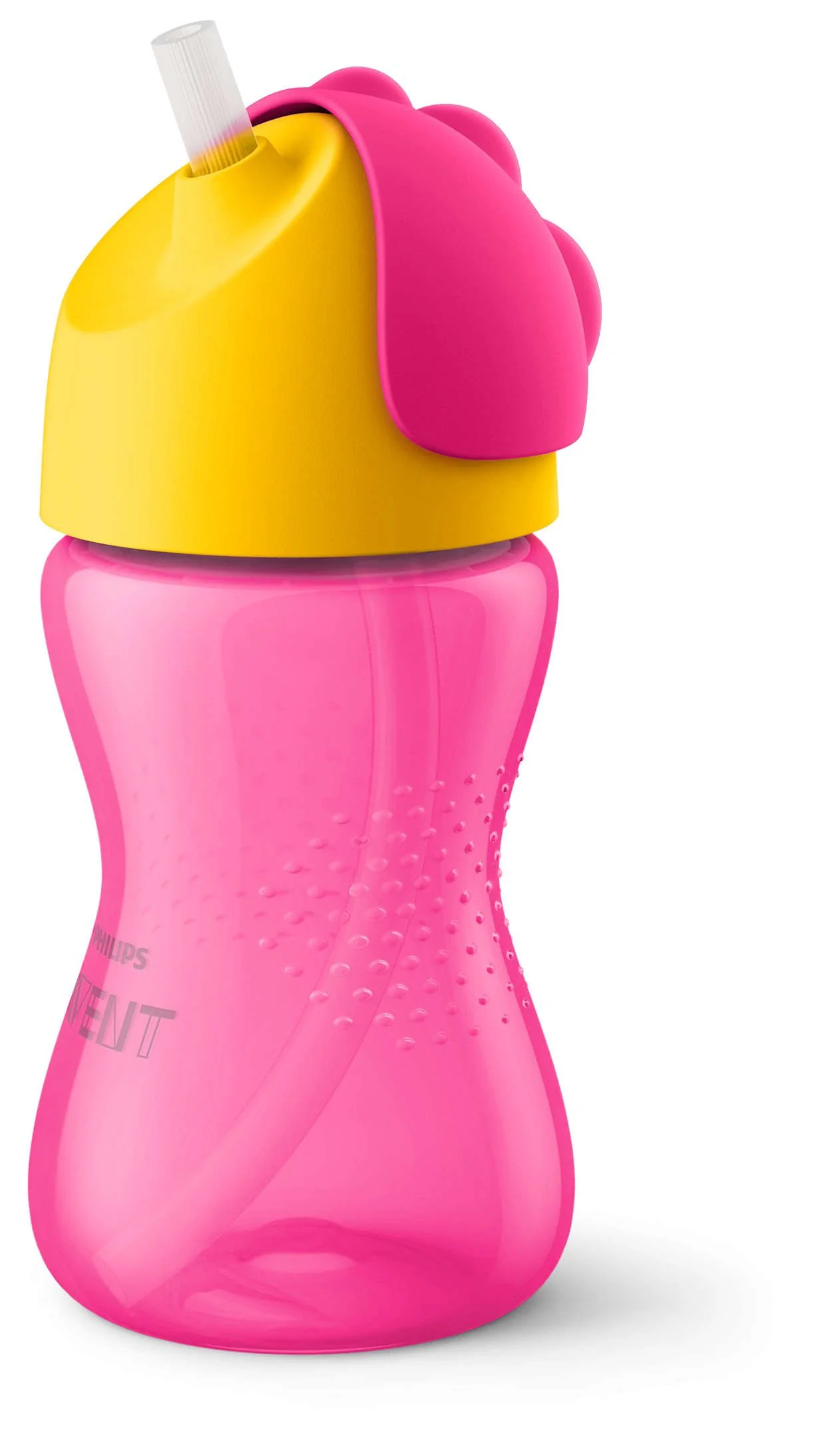 Philips Avent Hrnek s ohebným brčkem 300 ml 1 ks pro dívky