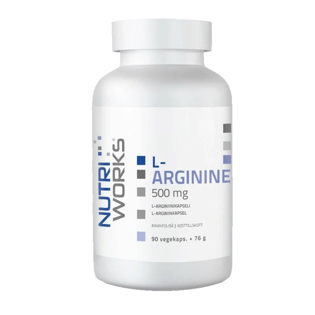 NutriWorks L-Arginine 500mg - 90 kapslí