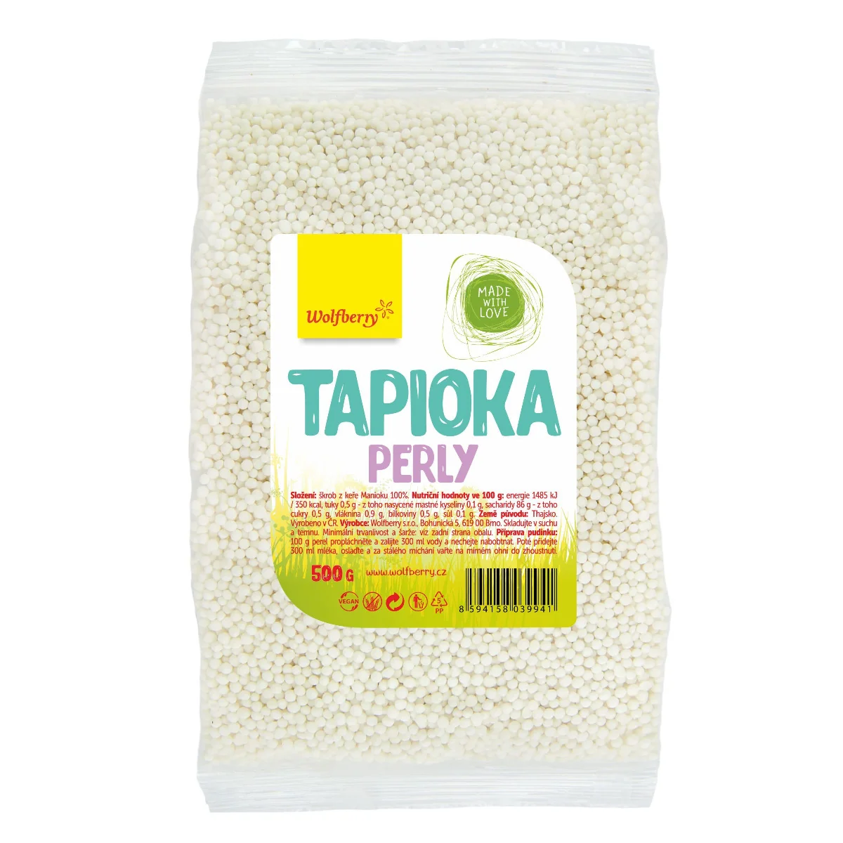 Wolfberry Tapioka perly 500 g