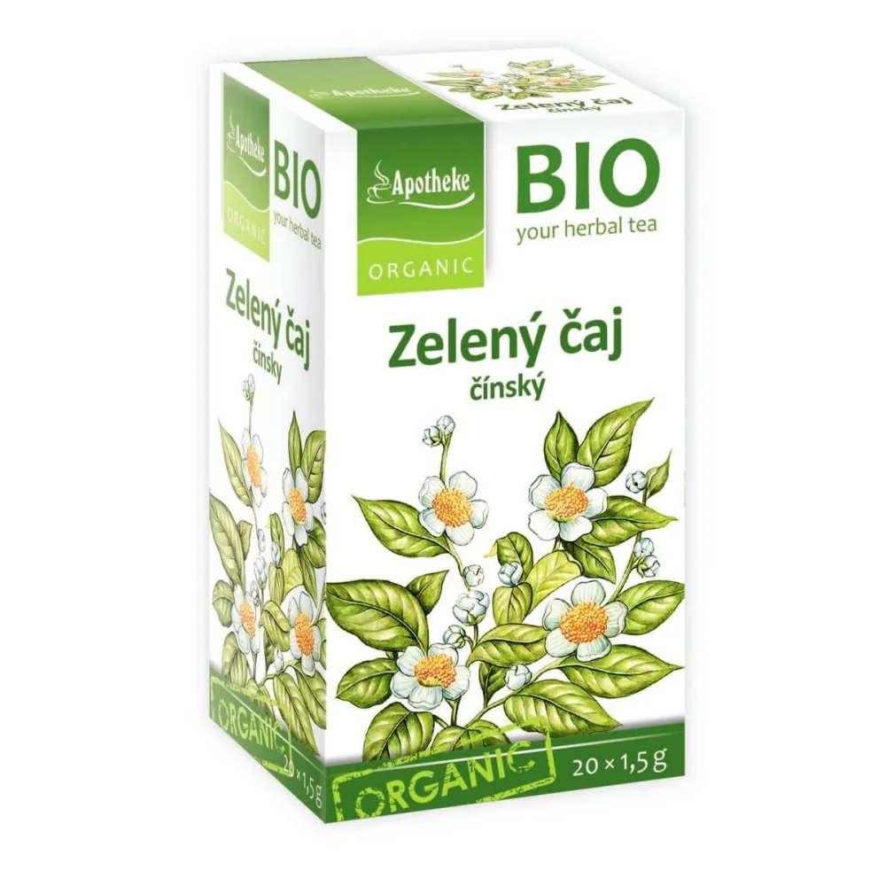 Apotheke BIO Zelený čaj nálevové sáčky 20x1,5 g