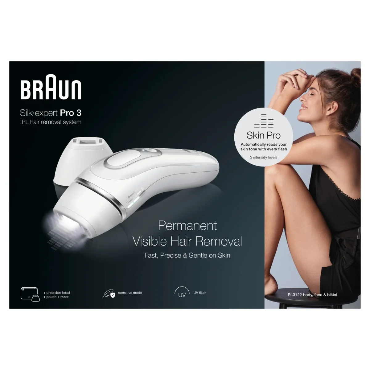 Braun Silk-expert PRO 3 PL3122 IPL epilátor