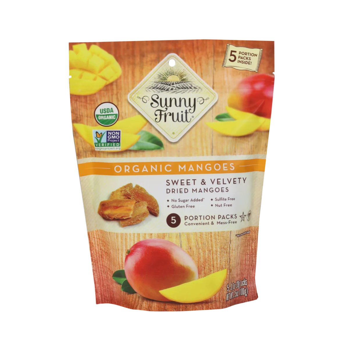 Sunny Fruit BIO Mango sušené na slunci 5x20 g