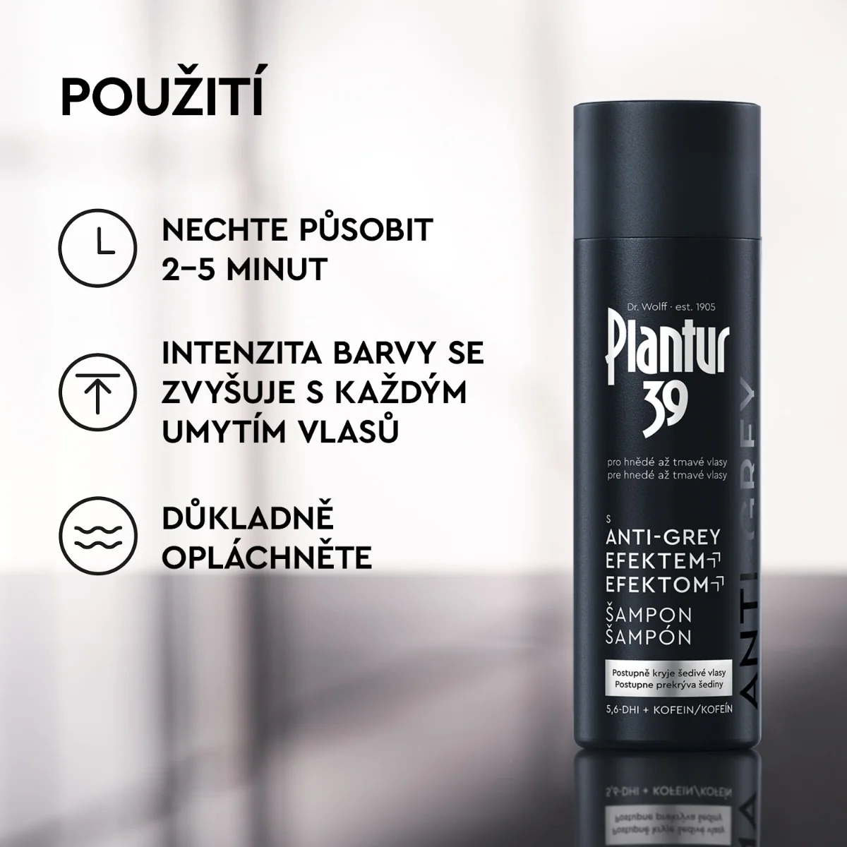 Plantur 39 Šampon s Anti-Grey efektem 200 ml