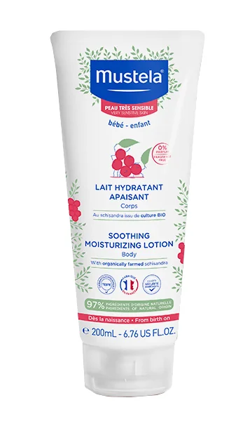 Mustela Zklidňujicí hydratační tělové mléko 200 ml