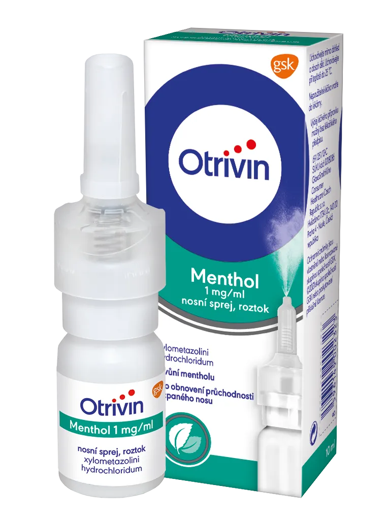 Otrivin Menthol 0,1% nosní sprej 10 ml