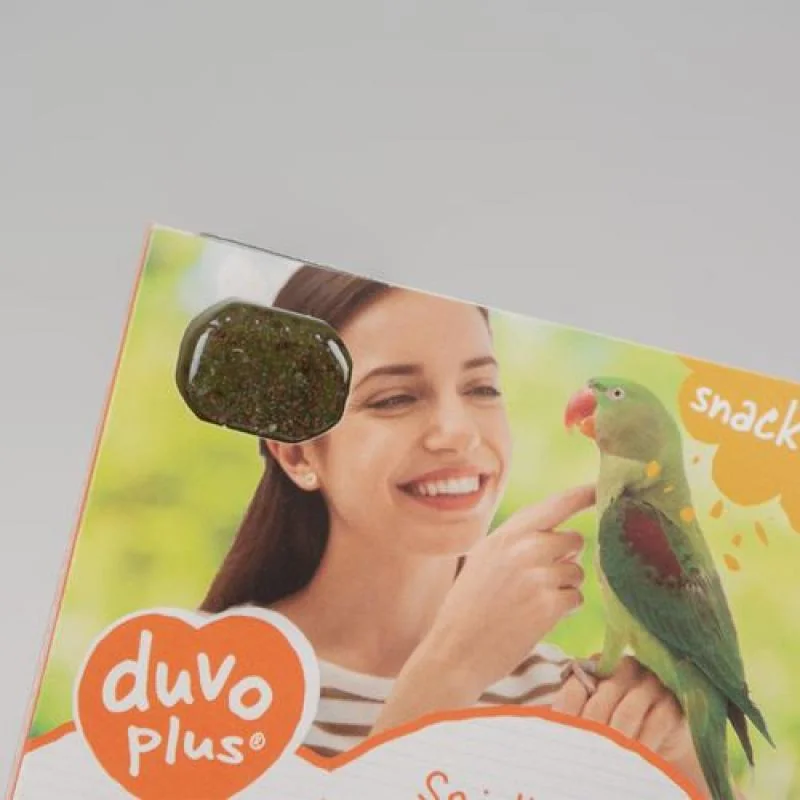 Duvo+ Jelly snack pro papoušky 5g x 12ks želé pochoutky se spirulinou 