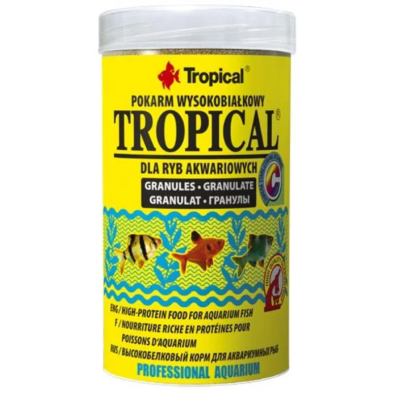 Tropical Tropical Granulat 250ml/125g vysokoproteinové krmivo pro akvarijní ryby 