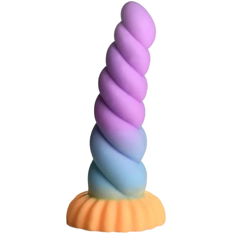 Creature Cocks Silikonové dildo s přísavkou Mystique Unicorn 21 cm