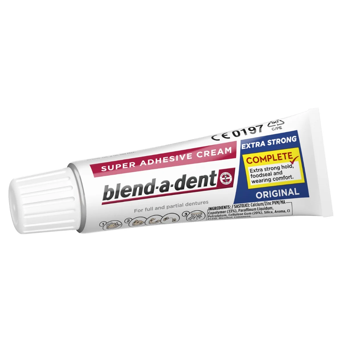 Blend-a-dent Complete Original Extra Strong fixační krém 47 g