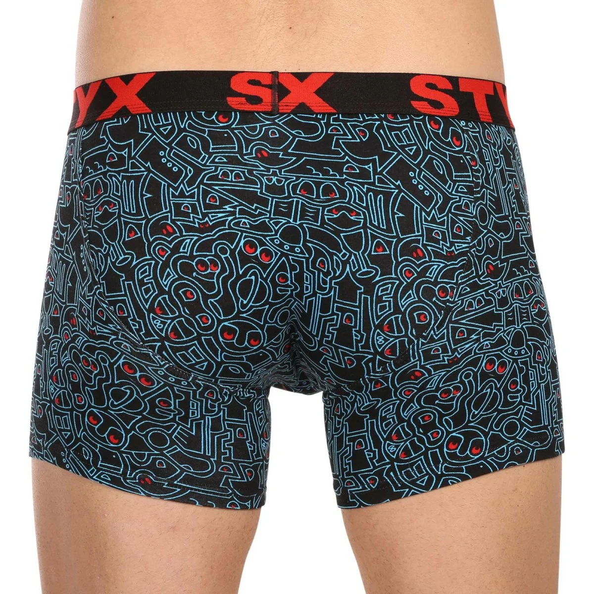 Styx 3PACK pánské boxerky long art sportovní guma vícebarevné (3U12672/2) XXL 