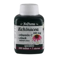 Medpharma Echinacea 100 mg + vitamin C + zinek