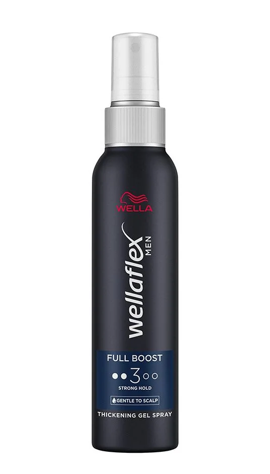 Wella Wellaflex Men Full Boost stylingový posilující gel sprej 150 ml