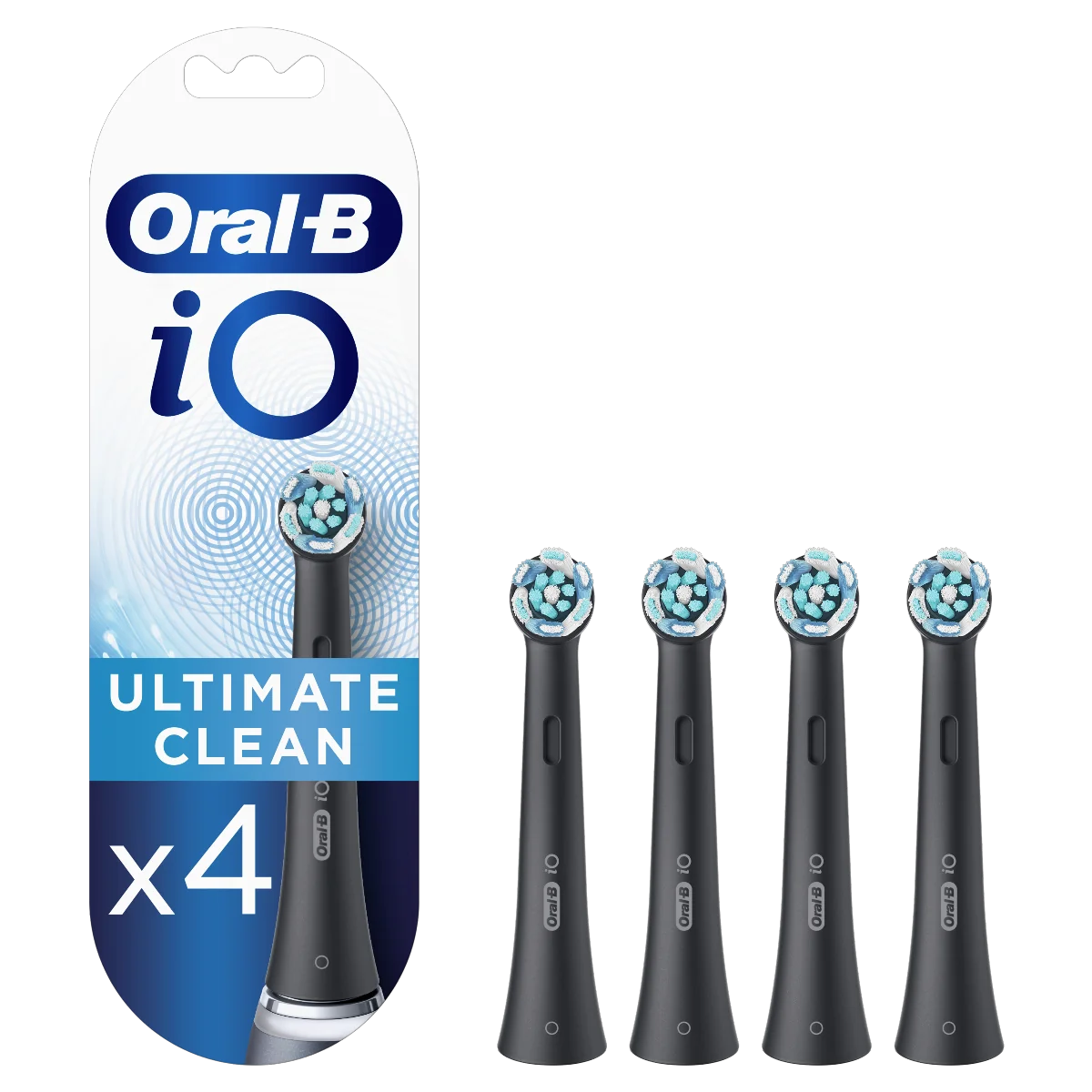 Oral-B iO Ultimate Clean Black náhradní hlavice 4 ks